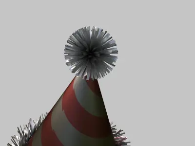 Party hat 3D model