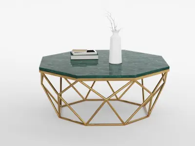 Coffee Table Set 03 3D model