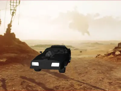 Mad Max V8 pursuit special interceptor 3D print model