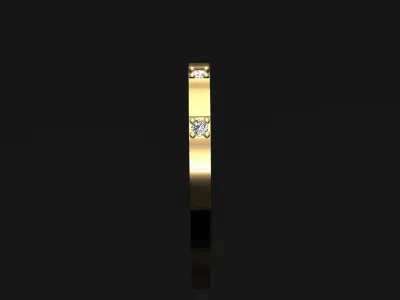 Engagement Jewelry Ring 3D print model