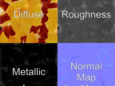 Grapefruit Slice Juicy Texture model pack Low-poly 3D model