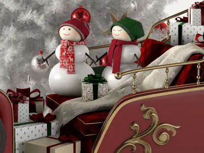 Christmas tree 02 3D model