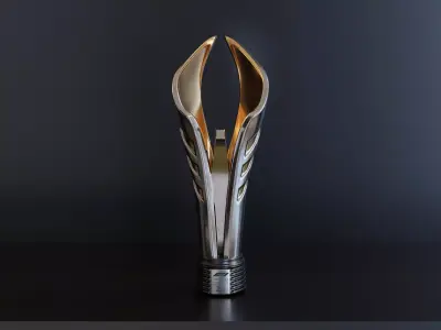 F1 Trophy - Singapore GP Trophy Low-poly 3D model