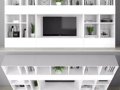 Tv stand Low-poly 3D model