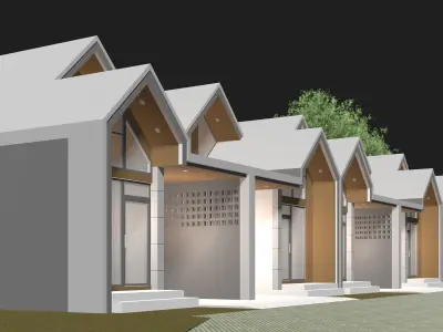 Resort house 24ZZ24 3D model