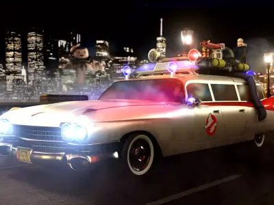Ghostbusters Ecto-1 3D model