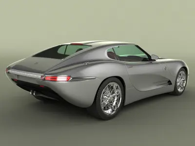 Lyonheart K Coupe Concept 3D model