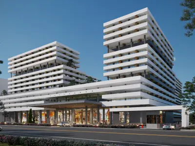 Complex Building  3D model