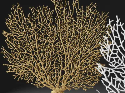 Coral 3D marine decor 3D model