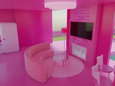 Barbie dream house 3D model