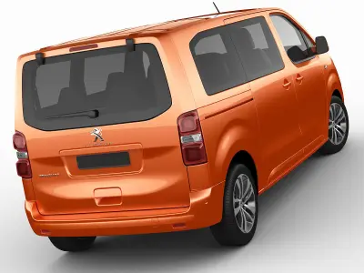Peugeot Traveller 3D model