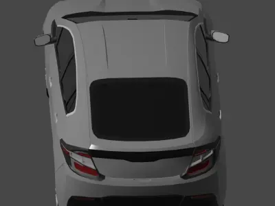 2016 Chevrolet Volt EV Low-poly 3D model