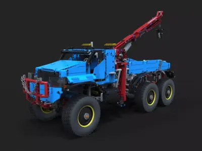 Lego Truck 2 3D model