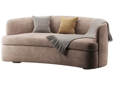 Tor Sofa With Cushion 3D model