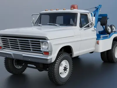 F-350 Wrecker 1969 3D print model