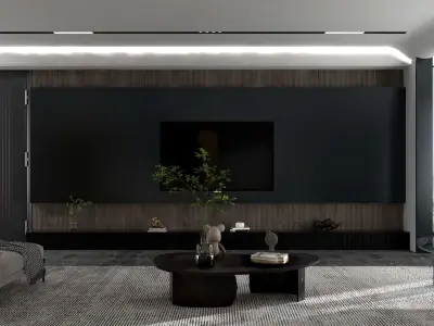 Modern Interior Design 02 3D model
