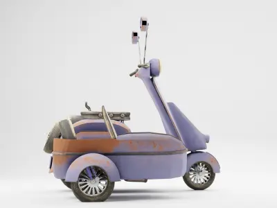 OLD SCOOTER 3D model
