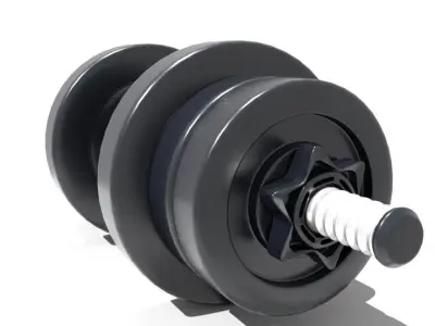 dumbbell Free low-poly 3D model