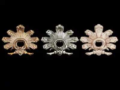 Classic carved 083 3D model