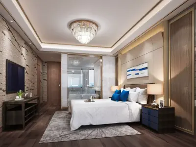 bedroom interior 3D model