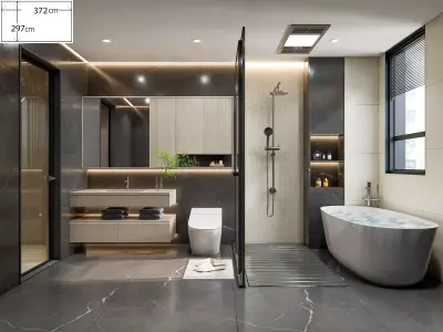 Bathroom 113 3D model