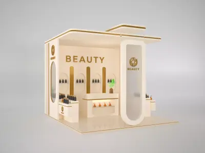 Exhibition Stand Stall Booth - K0010776 3D model