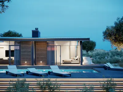 Corona - C4D Scene files - House Karoo Exterior 3D model