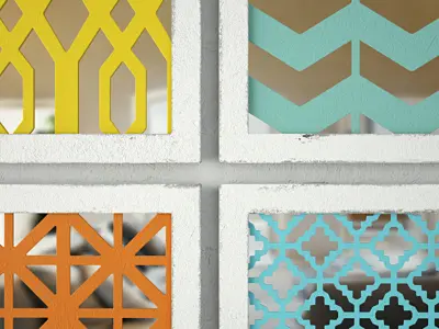 Square Wall Art 3D model