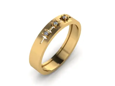 Jewelry Ring  3D print model shop