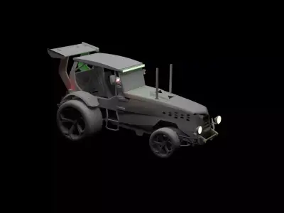 BELARUS 1222 MOD PROJECT Low-poly 3D model