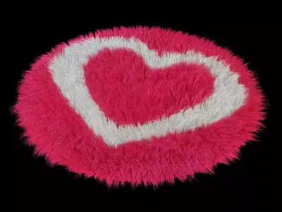 Carpet  Heart 3D model
