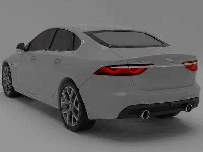 Jaguar XF 2016 3D model