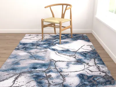 Rugs No 16 Low-poly 3D model