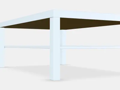 LACK Coffee table 2 Low-poly 3D model