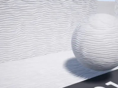 Abstract Materials PACK Low-poly 3D model