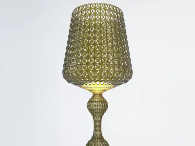 Kartell Kabuki Floor Lamp - Green 3D model