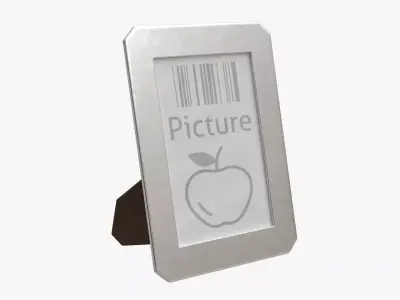 Picture frame with chamfered corners 3D model