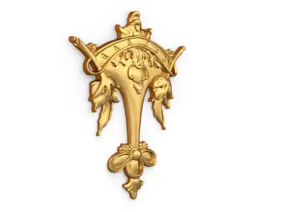Classic carved decor ornament 511 3D print model