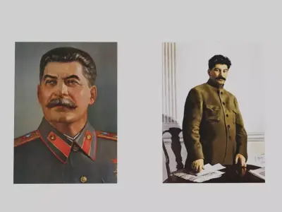Joseph Stalin paintings Free low-poly 3D model