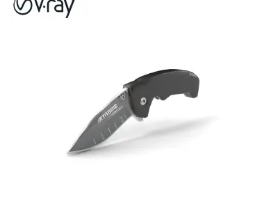 Sleek Utility Knife with Retractable Blade model pack Low-poly 3D model