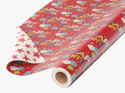 Greetings Reversible Wrapping Paper Texture