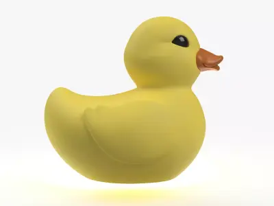  Multicolor Rubber Duckling 3D print model