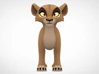 Zira Cub 3D model
