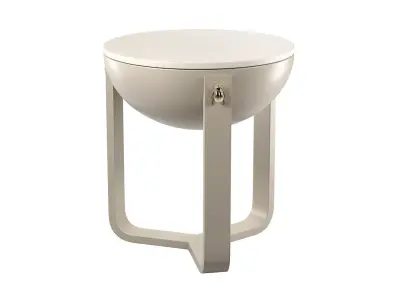 Ethnic Drum Concept Side Table 3D model