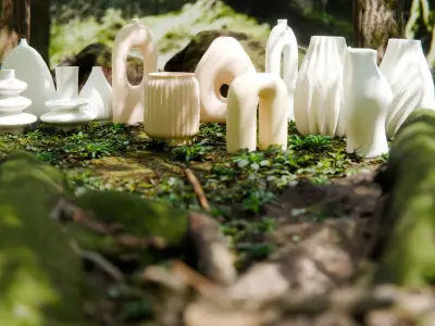 Design Vases 3D Model Pack  3D model