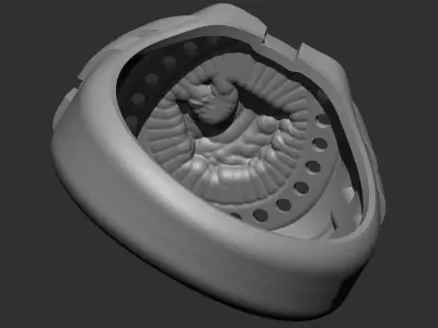 Horse Ring 002 3D print model