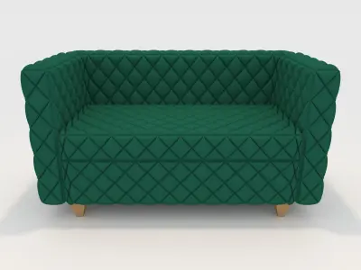 Sofa 2 Seater 14 3D model