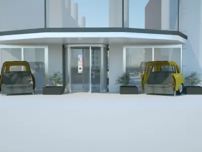 novotel hotel  3D model