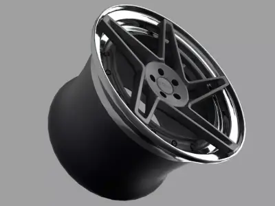 Rotiform CHD-T Wheels Game Ready Print Ready 3D print model