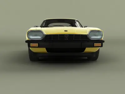 Jaguar XJ-S coupe 3D model